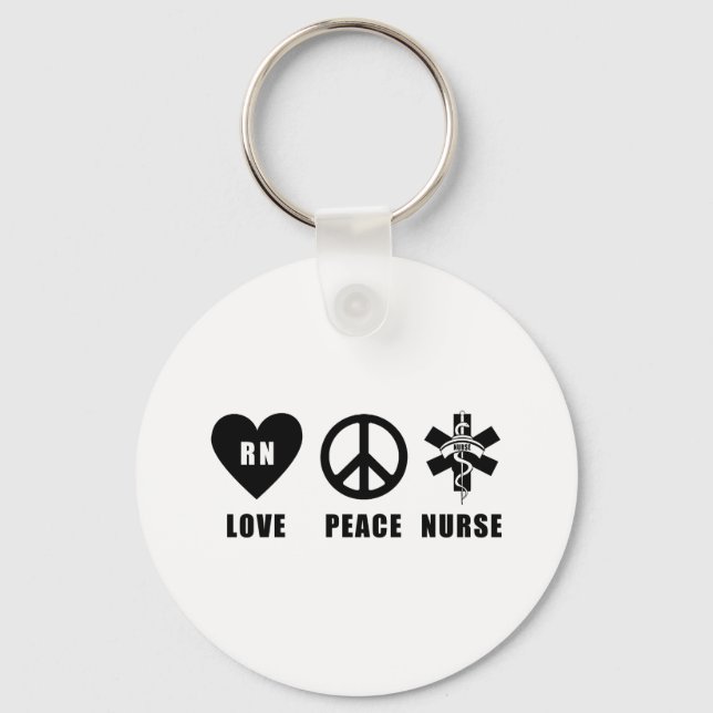 Chaveiro Love Peace (Frente)
