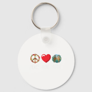 Chaveiro Love Peace Ride Horseback Riding Horse Lover Eques