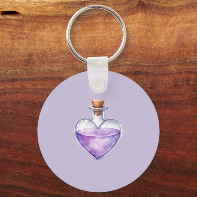 Chaveiro Love Potion Keychain, Purple Charm (Frente)