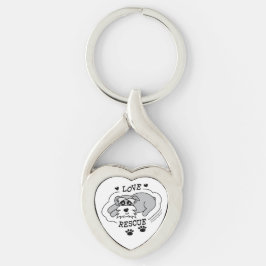 Chaveiro Love Rescue - Heart Keychain