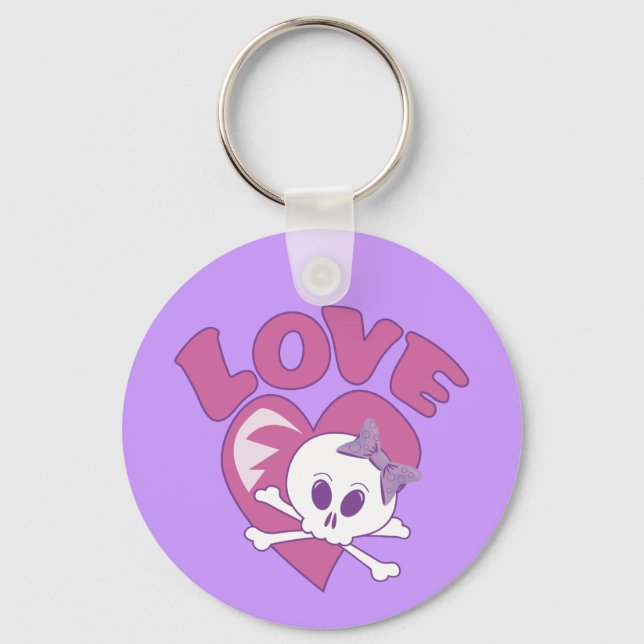 Chaveiro Love Skull (Frente)