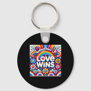 Chaveiro Love Win Art Camisetas Sticker