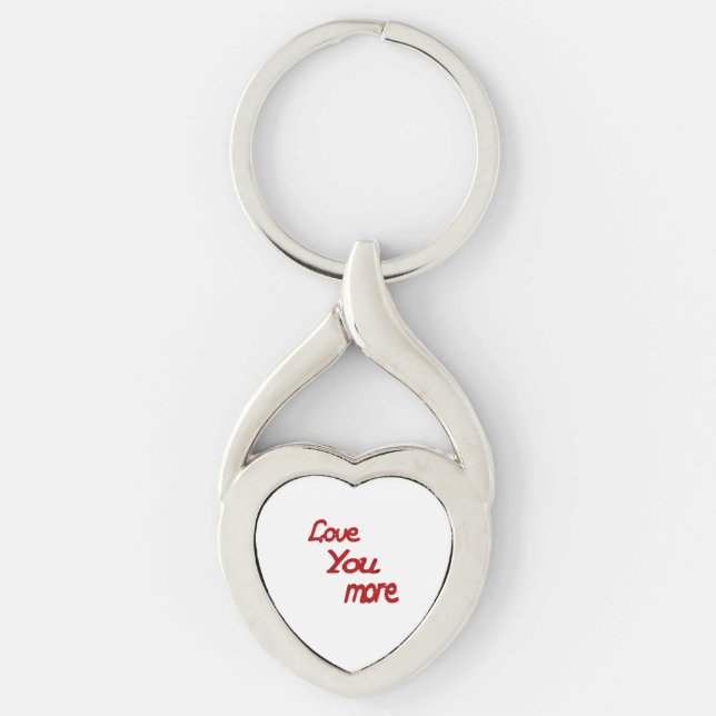 Chaveiro Love You More Calm Romantic Vibe  (Frente)