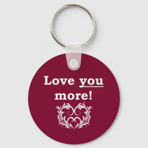 Chaveiro Love You More! Keychain