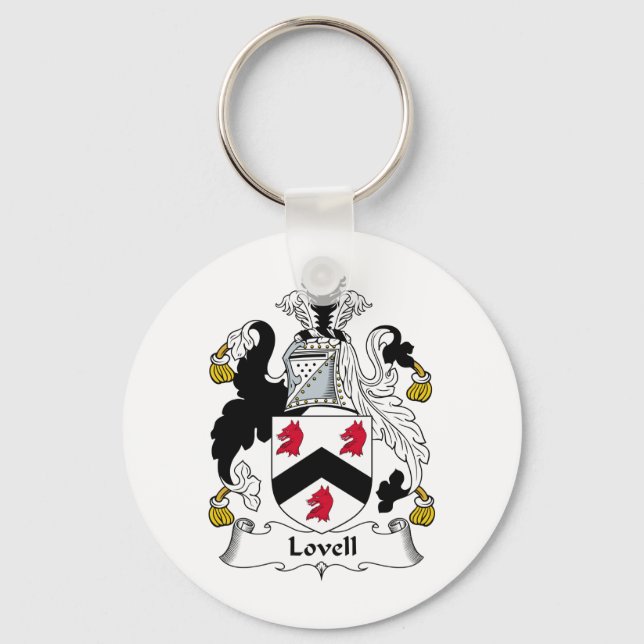 Chaveiro Lovell Family Crest (Frente)