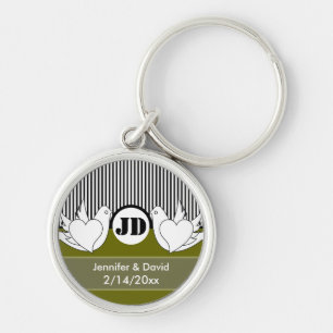 Chaveiro Loving do dia dos namorados das pombas