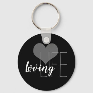 Chaveiro LOVING LIFE com carinho  