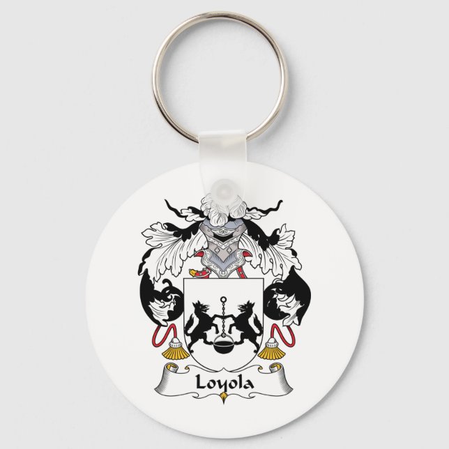 Chaveiro Loyola Family Crest (Frente)