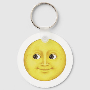 Chaveiro Lua Amarela - Emoji