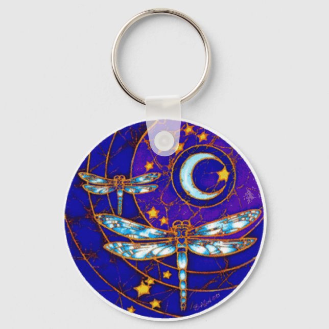 Chaveiro lua de libélula (Frente)