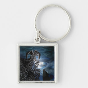 Chaveiro Lua de lobo - Lobo com Golem