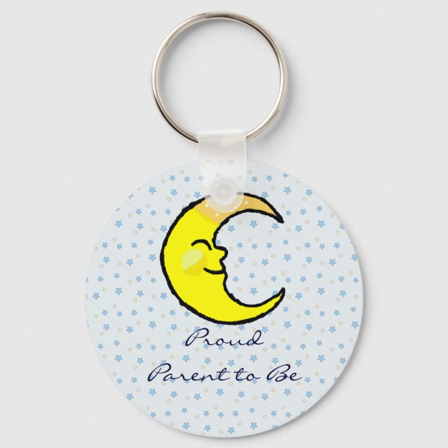 Chaveiro Lua e estrelas (Frente)