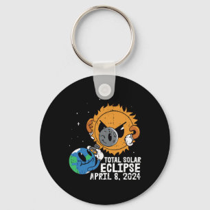Chaveiro Lua Sun Total Eclipse Solar Abril 8 2024 Totalidad