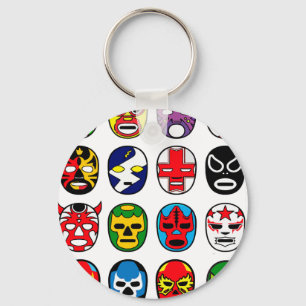 Chaveiro Lucha Libre Luchador Mexican Wrestling Masks