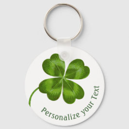 Chaveiro Lucky Charm Clover Vintage Personalizou Boa Sorte