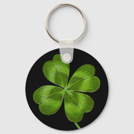Chaveiro Lucky Charm Clover Vintage Shamrock Boa Sorte