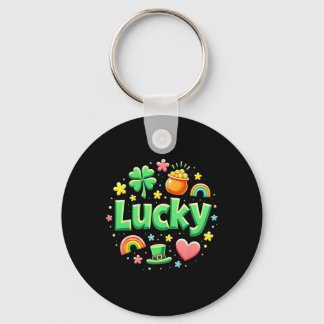 Chaveiro Lucky Charm Patricks Day Pot Of Gold Irish Shamroc
