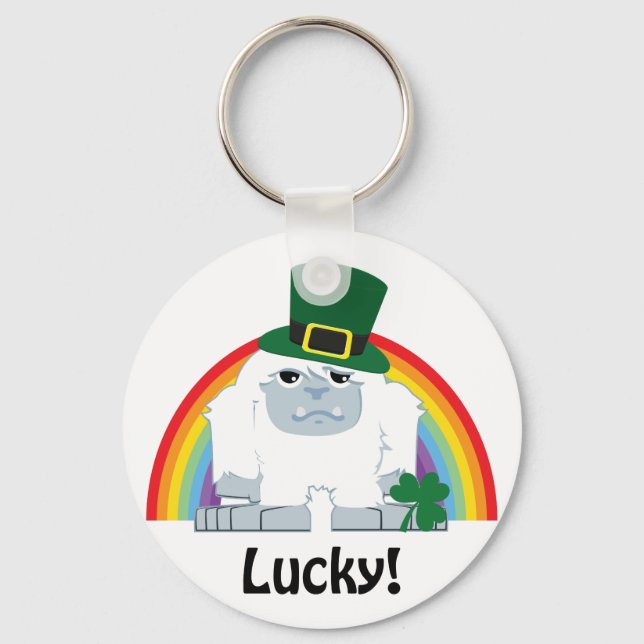 Chaveiro Lucky Yeti Leprechaun (Frente)