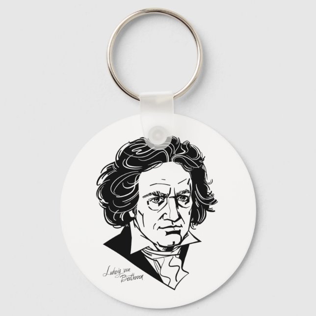 Chaveiro Ludwig van Beethoven (Frente)