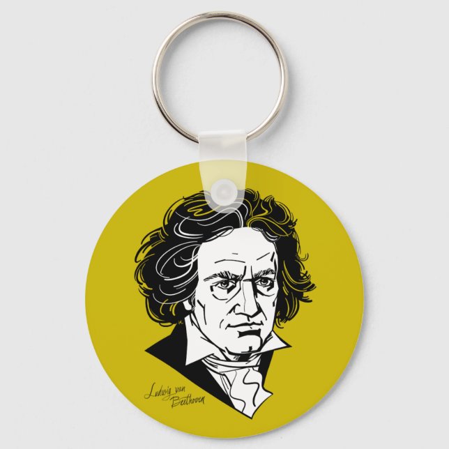 Chaveiro Ludwig van Beethoven (Frente)