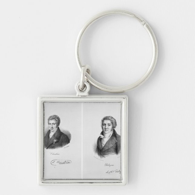Chaveiro Luigi Cherubini e Nicolas Marie Dalayrac (Frente)