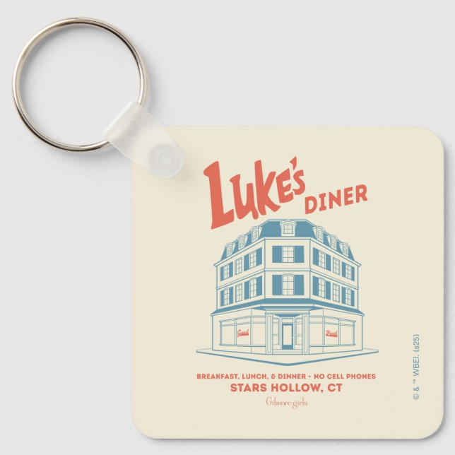 Chaveiro Luke’s Diner Stars Hollow Design (Frente)