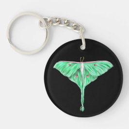 Chaveiro Lunar Verde Ilustrado