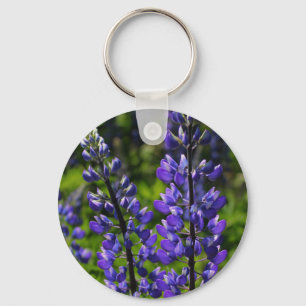 Chaveiro Lupines azuis