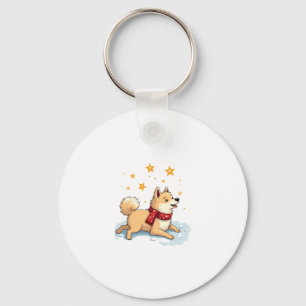 Chaveiro Luta de Akita Snowball