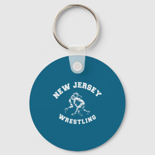Chaveiro Luta de New Jersey anos 80 Estilo Retrô Desgastado