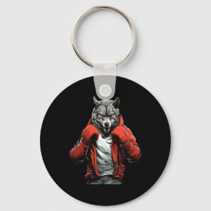 Chaveiro Lutador de Boxe Wolf Artes Marciais Mistas Kickbox
