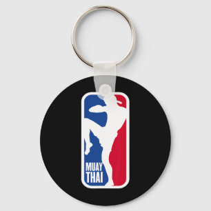 Chaveiro Lutador de Muay Thai Vintage Mma Luta de Rua Kickb
