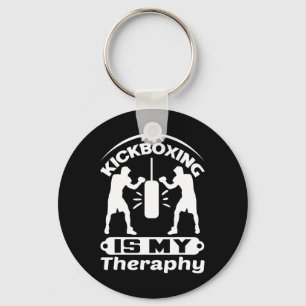 Chaveiro Lutador engraçado dizendo que kickboxing é minha c