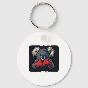 Chaveiro Lutar À Noite Com O Urso Koala Em Luvas
