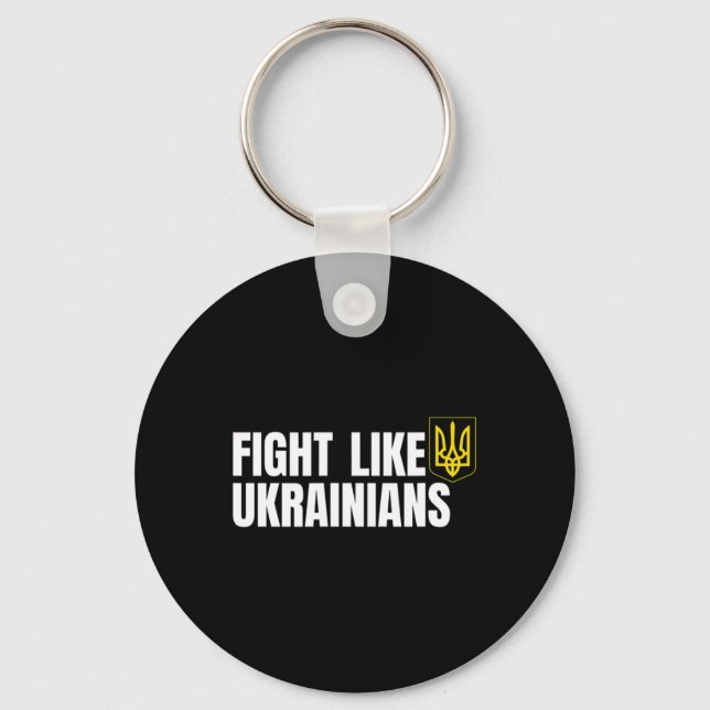 Chaveiro Lute Como Ucranianos 1  (Frente)