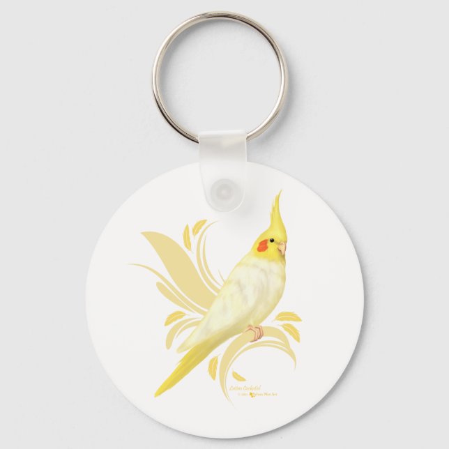 Chaveiro Lutino Cockatiel (Frente)