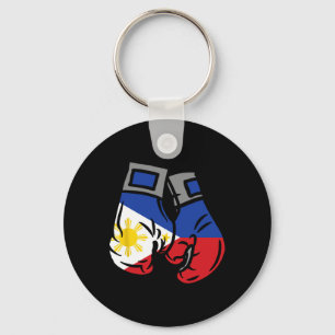 Chaveiro Luva De Boxing Com Bandeira Das Filipinas