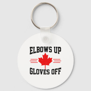 Chaveiro Luvas Acima Cotovelos Abaixo Bandeira do Canadá Lu
