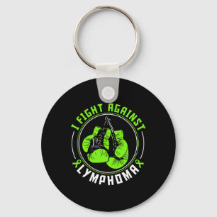 Chaveiro Luvas de Boxe de Apoio à Consciencialização do Lin