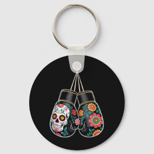 Chaveiro Luvas de Boxe Estilo Vintage Mexicano Asteca Maia