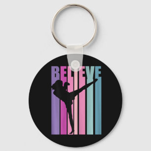 Chaveiro Luvas de Boxe Feminino de Kickboxing Retro Feminin