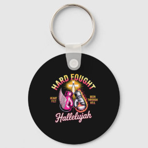 Chaveiro Luvas de Boxe Hallelujah Lutadas Com Fé _1