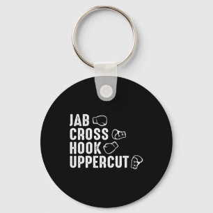 Chaveiro Luvas de Boxe Jab Cruz Gancho Uppercut Boxer
