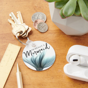 Chaveiro Luxe Mermaid Tail Sou uma citação de Sereia