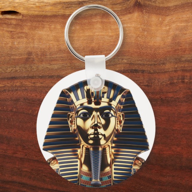 Chaveiro Luxury Golden Egyptian Mask Artwork (Verso)