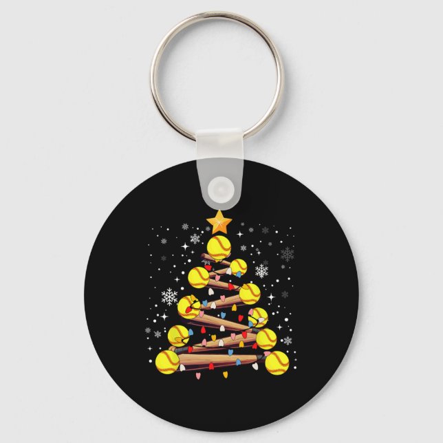 Chaveiro Luz de árvore de Natal Softll Xmas Luz de árvore d (Frente)