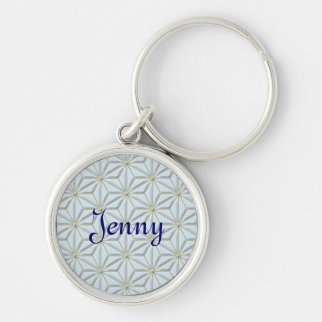 Chaveiro luz de estrelas douradas (Frente)