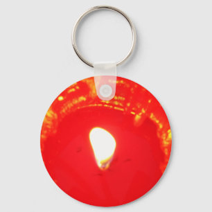 Chaveiro Luz Vermelha, Chama, Vela, Amor de Natal