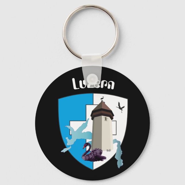 Chaveiro Luzern Schweiz Schlüsselanhänger (Frente)