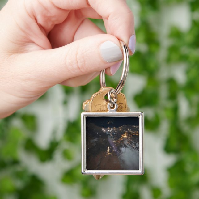 Chaveiro Luzes Da Cidade De Jazan E Seus Subúrbios (Mão)